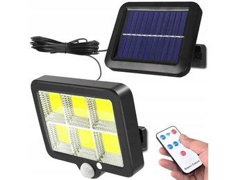Solar tuinverlichting - bewegingssensor - afstandsbediening -