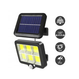 Solar tuinverlichting -  bewegingssensor - afstandsbediening -