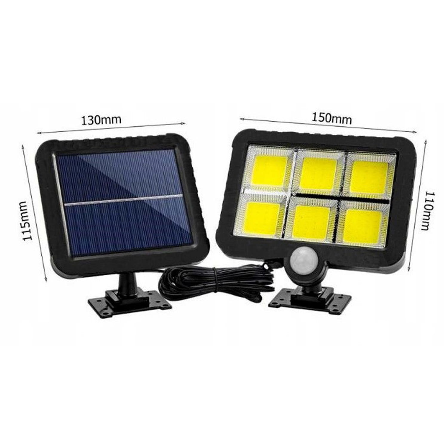 Solar tuinverlichting -  bewegingssensor - afstandsbediening -