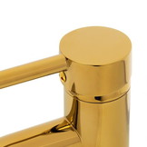 Wastafelkraan - twee slangen - goud