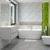 Wastafelkraan - twee slangen - goud