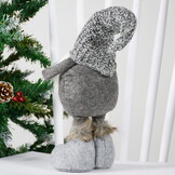 Kerstkabouter - kerst gnoom - met hart - knuffel