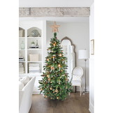 Kerstboom - groen - met set kegels en rode lijsterbes - 160cm