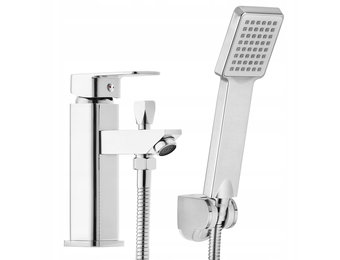 Douche mengkraan - met handdouche - chroom