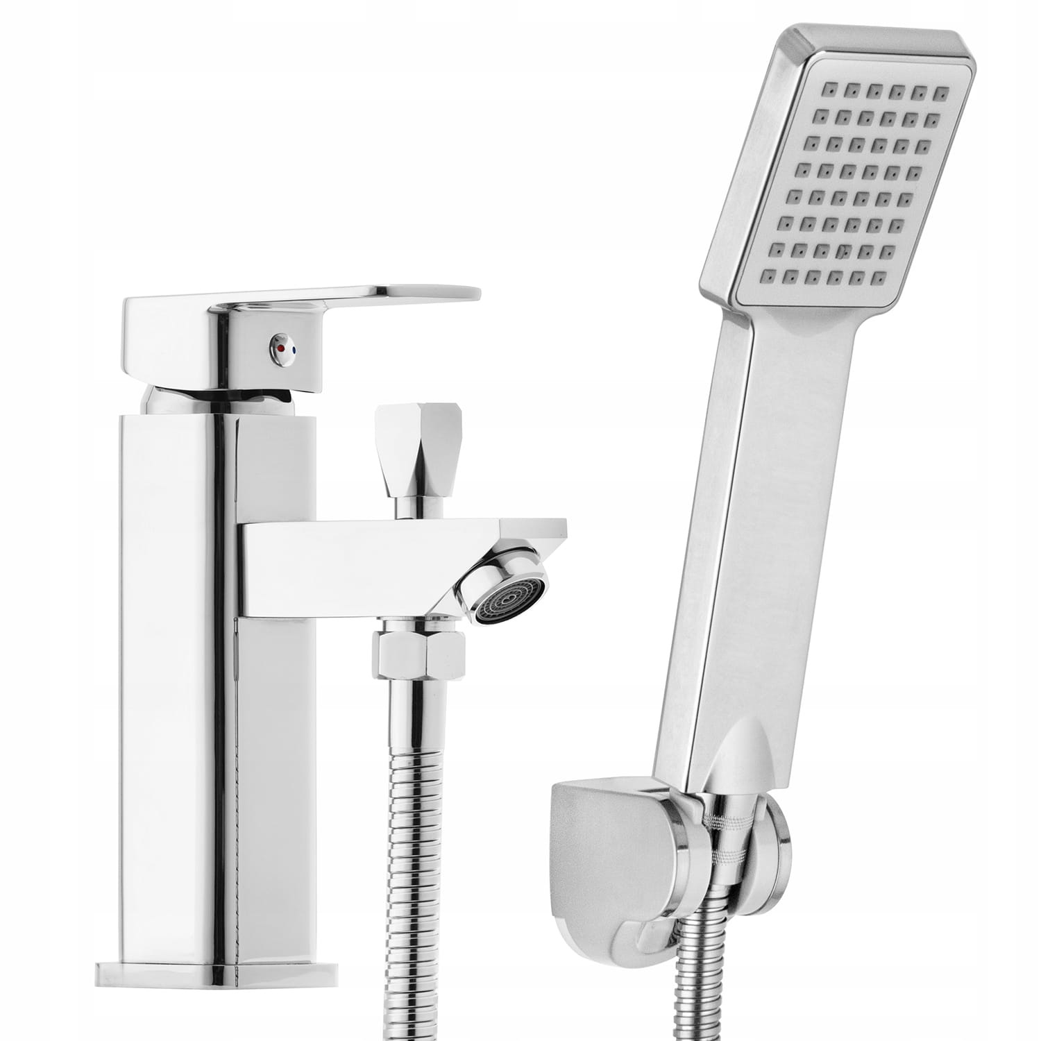 Douche mengkraan - met handdouche - chroom