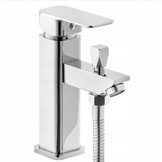 Douche mengkraan - met handdouche - chroom