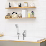 Douche mengkraan - met handdouche - chroom