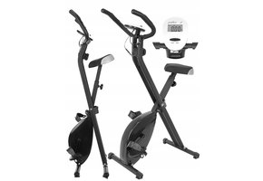 Inklapbare fietstrainer - zwart - 7 niveaus