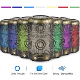 Luchtbevochtiger - met goudkleurige patronen - 9,14x9,14x15,8cm