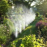 Druppelsysteem - met 25 sproeikoppen - 25 m - zwart