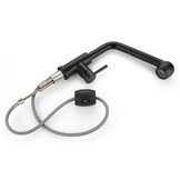 Keukenkraan uittrekbaar - met twee slangen - zwart