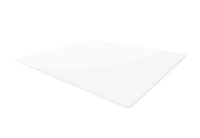 Bureaustoel mat - vloerbeschermer - 130 x 90 cm - 0,8 mm