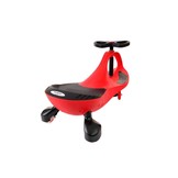 Wiggle car - wiebelauto - met LED-verlichte wielen - rood