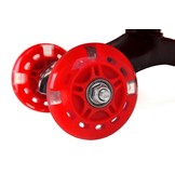 Wiggle car - wiebelauto - met LED-verlichte wielen - rood