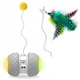 Elektrische kattenspeelgoed - accessoires veren,watten - 620 mAh-batterij