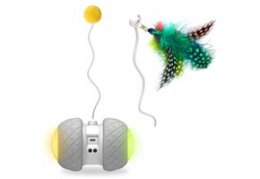 Elektrische kattenspeelgoed - accessoires veren,watten - 620 mAh-batterij