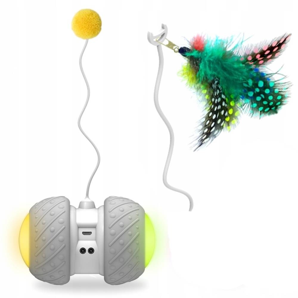 Elektrische kattenspeelgoed - accessoires veren,watten - 620 mAh-batterij