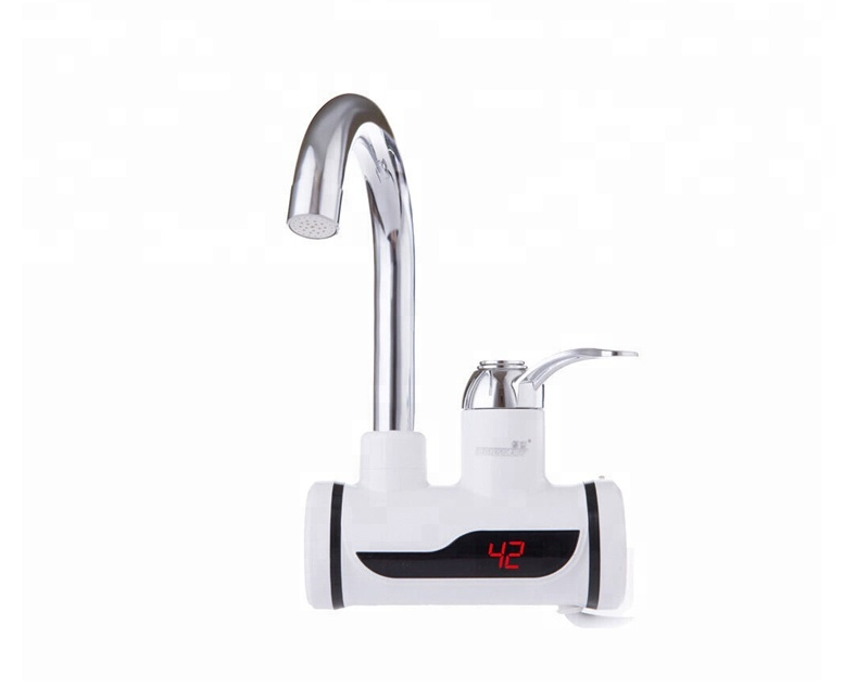 Elektrische warmwaterkraan - met LCD-scherm - Garantie 12 maanden