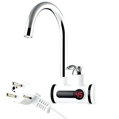 Elektrische warmwaterkraan - met LCD-scherm - Garantie 12 maanden