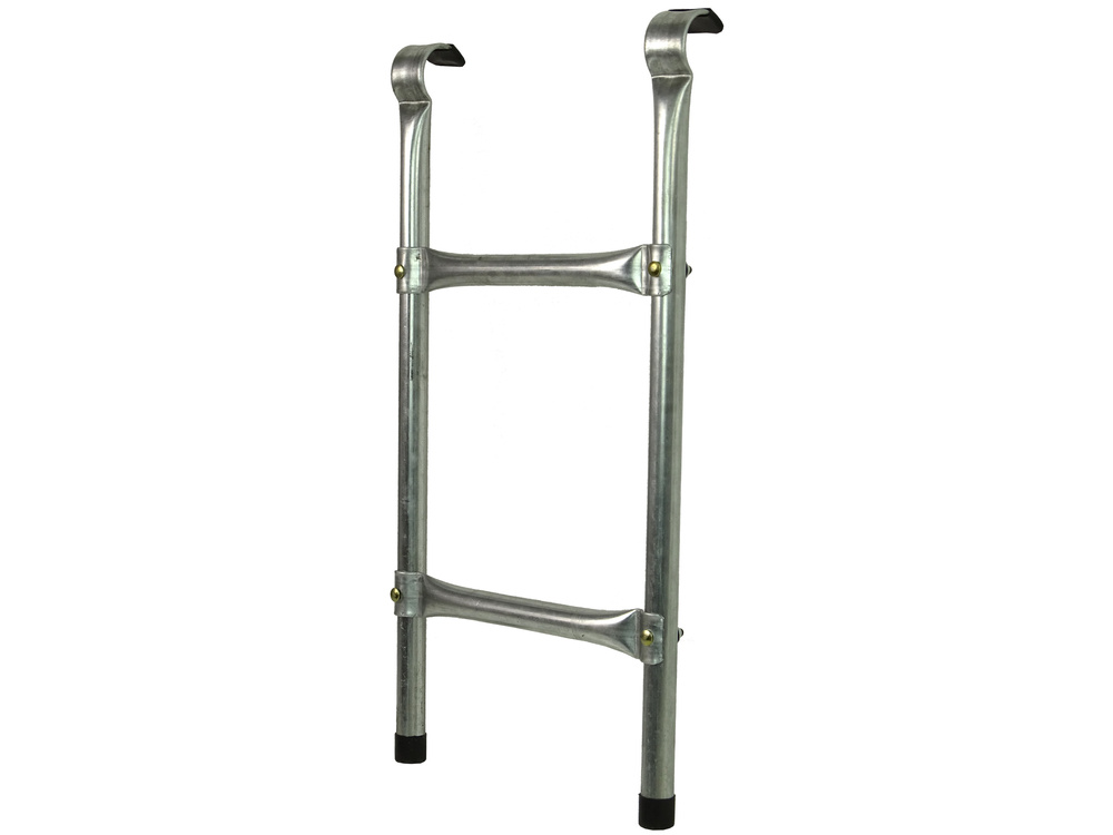 Trampoline trapje - 60 cm - 2 stappen - zilver