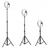 Ringlamp - Kleur licht warm, natuurlijk, koud - roterend statief