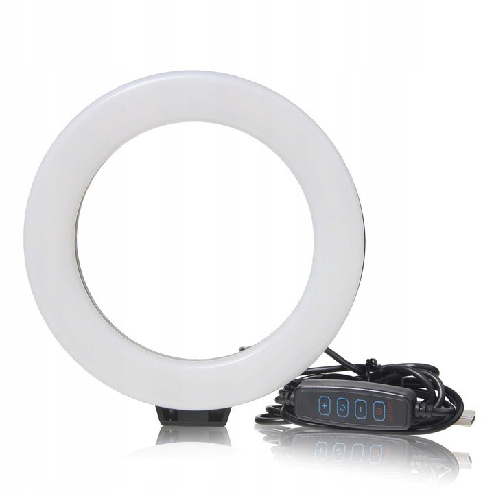 Ringlamp - Kleur licht warm, natuurlijk, koud - roterend statief