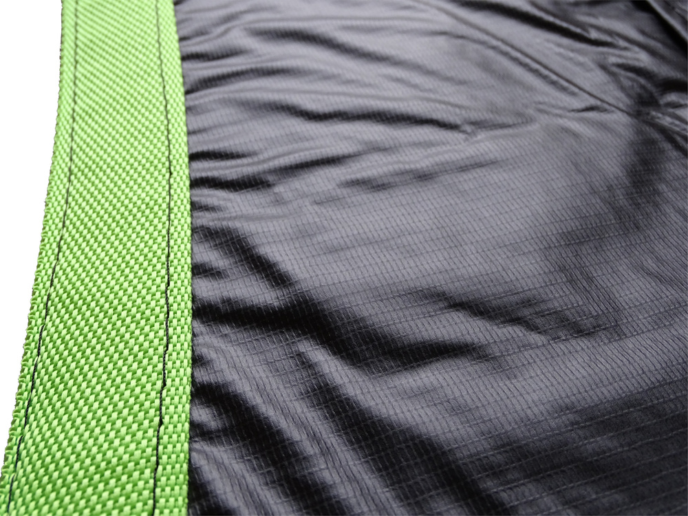 Trampoline net - binenrand - 244 cm - zwart & groen