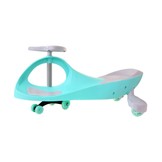 Wiggle car - wiebelauto - met LED-verlichte wielen - groen