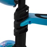 Mini scooter zadel step - driewieler - blauw - leeftijd: 1-8 jaar