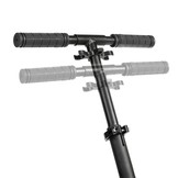 Step met schokbrekers en schijfremmen - zwart - tot 100 kg