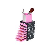 Kinder make up set - 6 delingen - roze & zwart