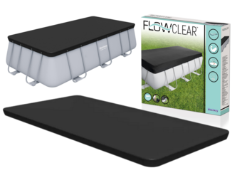 Zwembad afdekzeil - 404x201 412x201 cm - PVC-materiaal