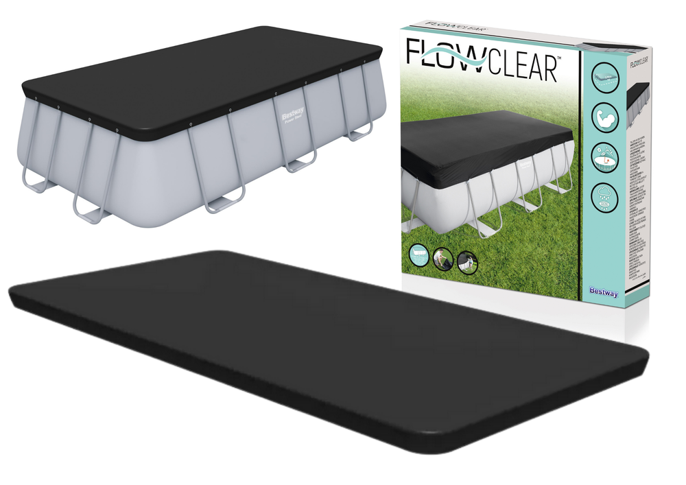 Zwembad afdekzeil - 404x201 412x201 cm - PVC-materiaal