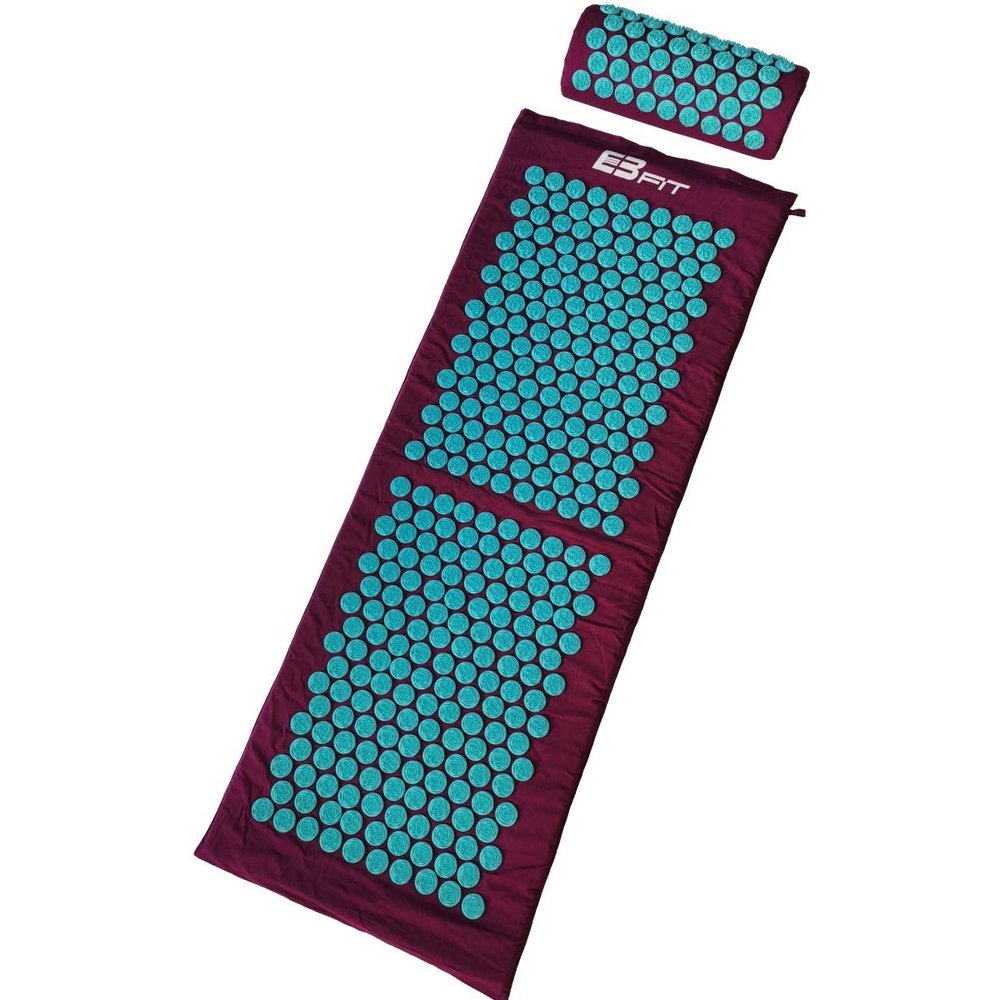 Viking Choice Spijkermat shakti mat 128x48x2cm met kussen paars