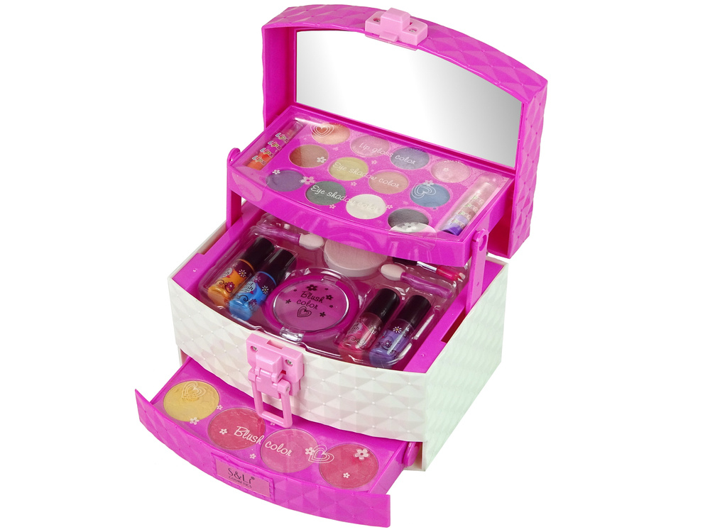 Make up setje - voor kinderen - 21cmx19 cmx21 cm