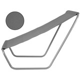 Ligstoel - strandstoel - inklapbaar met een zwarte tas