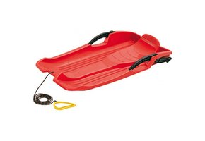 Hornet slee - plastic slee - 80x40x11,5 cm - rood