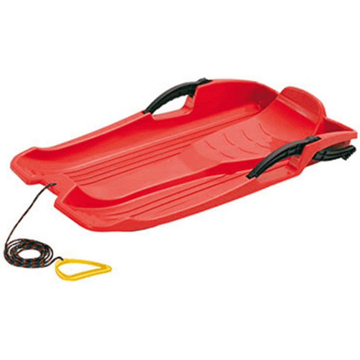 Hornet slee - plastic slee - 80x40x11,5 cm - rood
