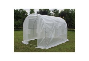 Tuinkas -  tunnelkas - 200x300x200cm wit