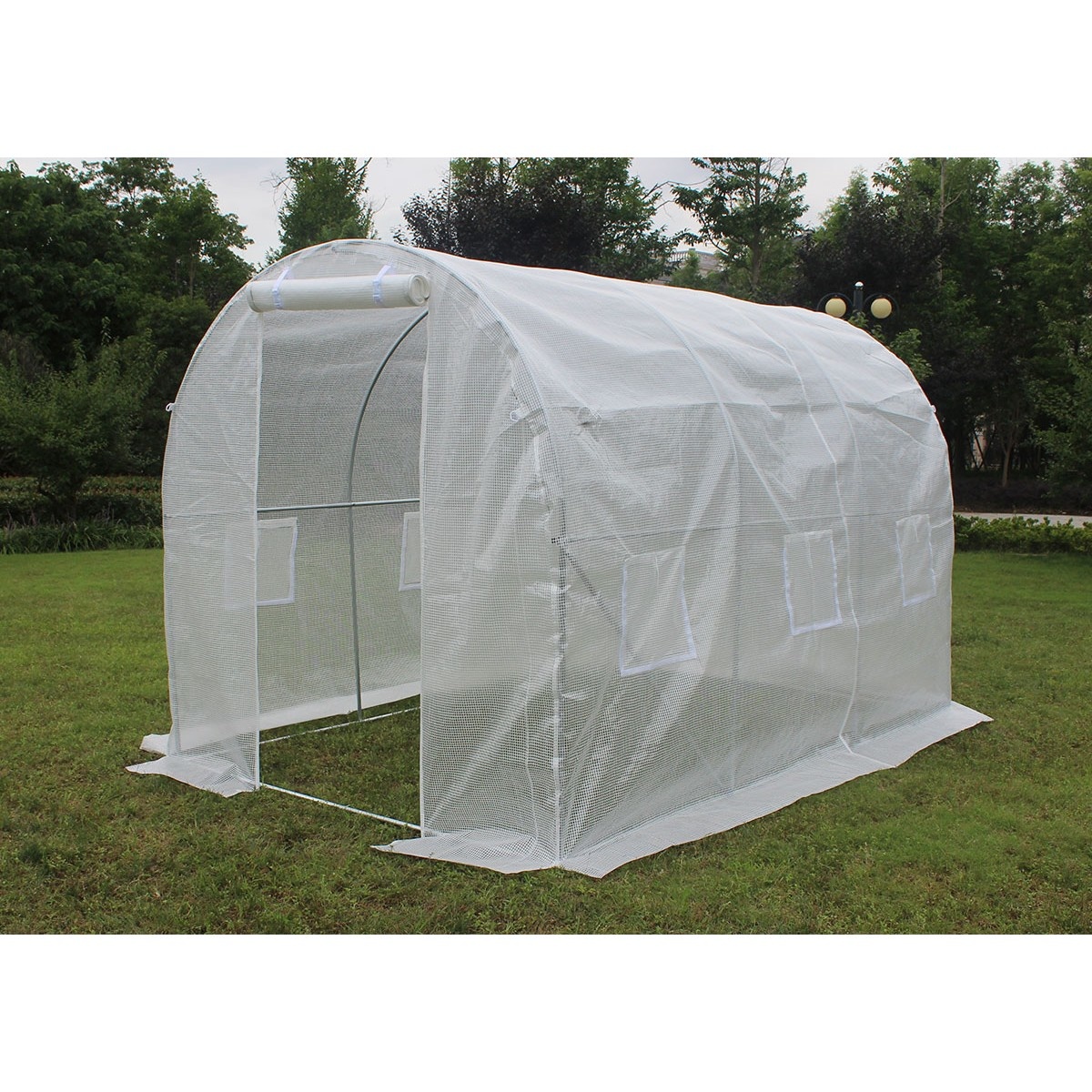 Tuinkas -  tunnelkas - 200x300x200cm wit