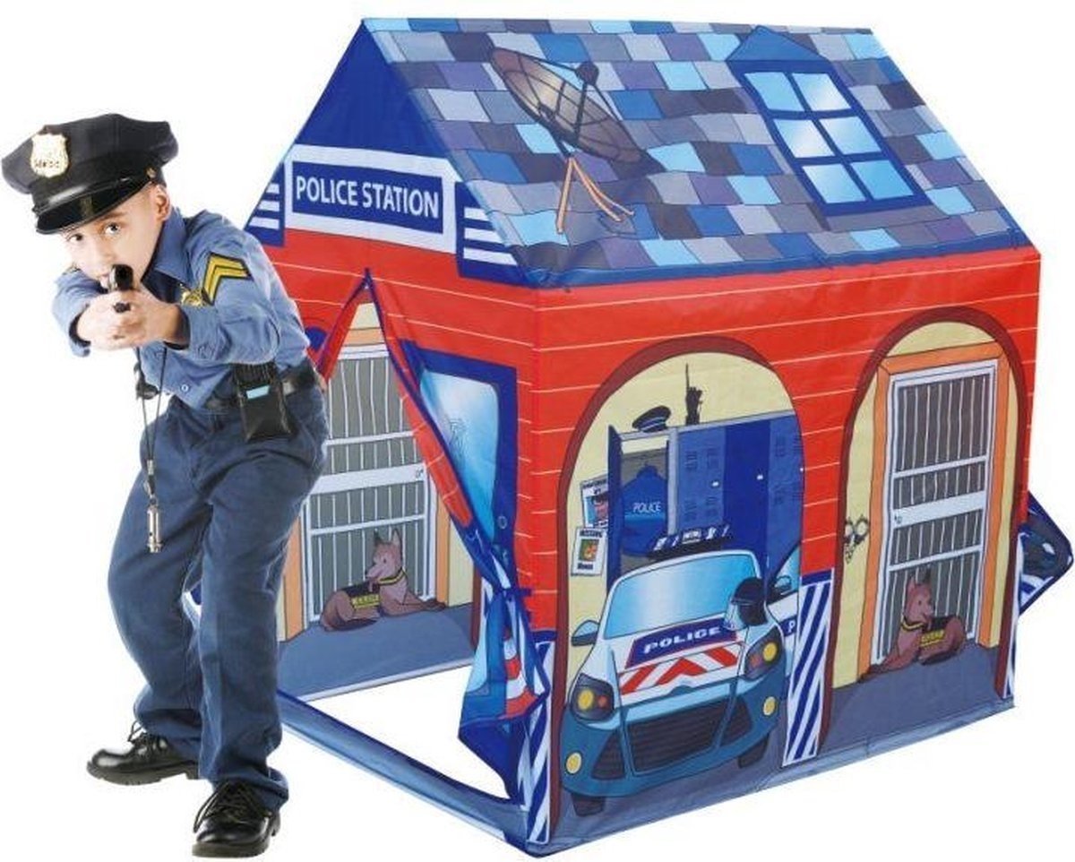 Kinder speeltent - politie bureau - 95x72x102 cm