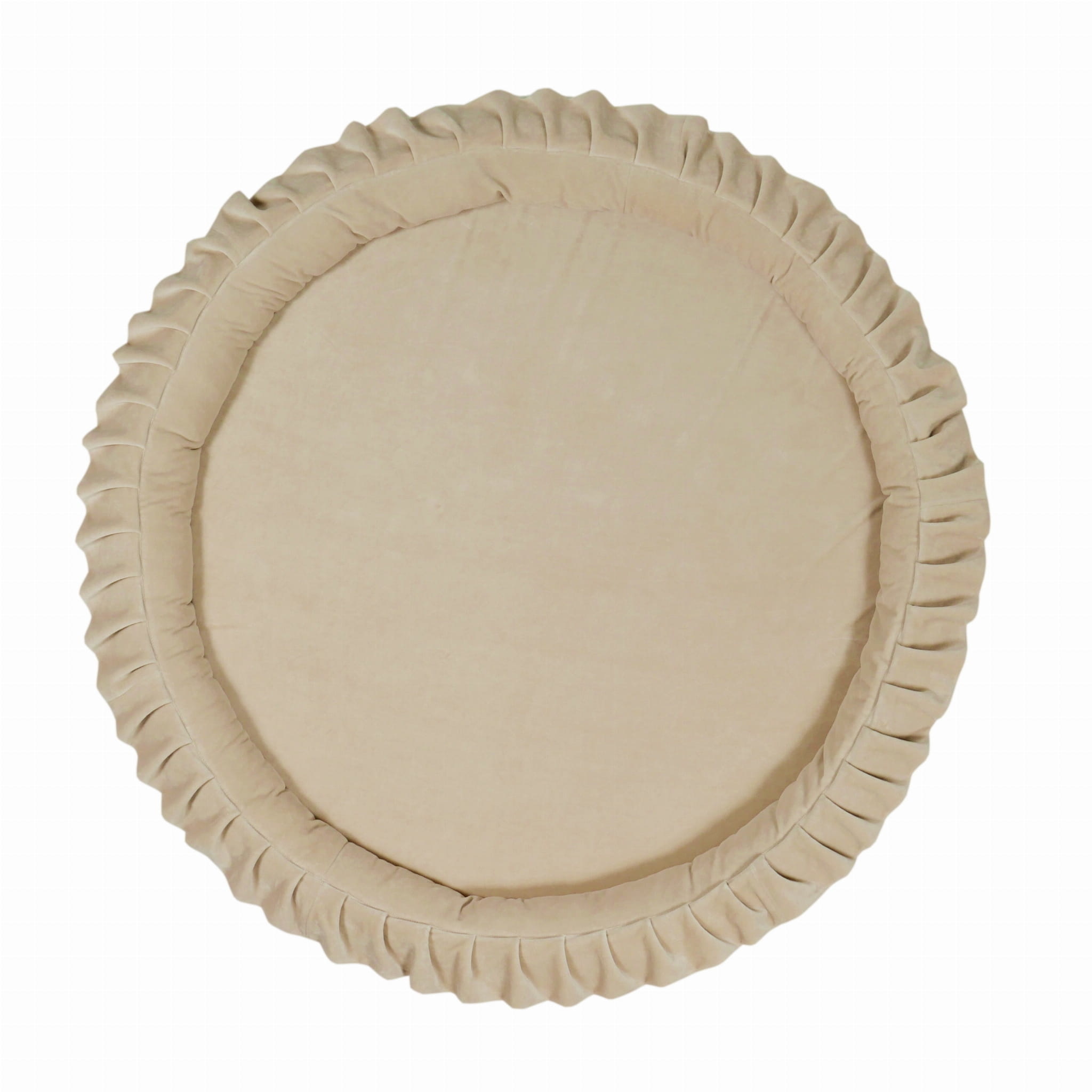 Speelnest - speelkleed baby - velvet - 120 cm - beige