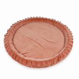 Speelnest - speelkleed baby - velvet - 120 cm - terracotta
