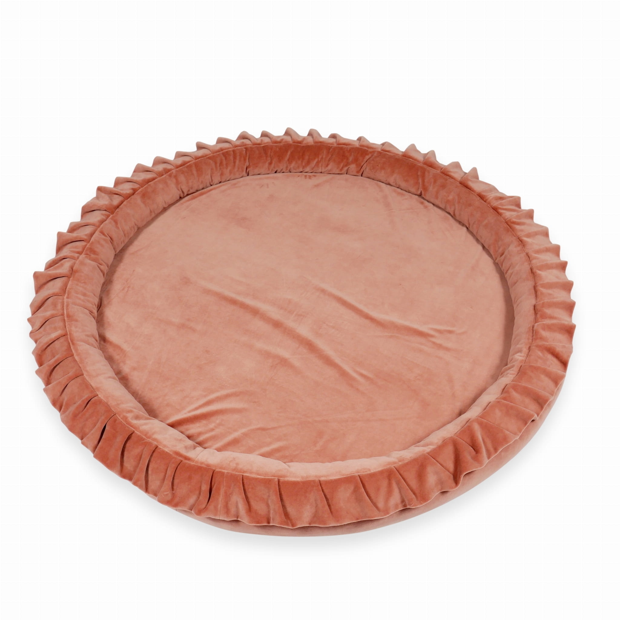 Speelnest - speelkleed baby - velvet - 120 cm - terracotta