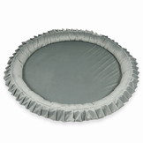 Speelnest - speelkleed baby - velvet - 120 cm - grijs