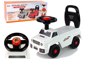 Voertuig Ride-on QX-5500-2 Hoorn Rugleuning Wit