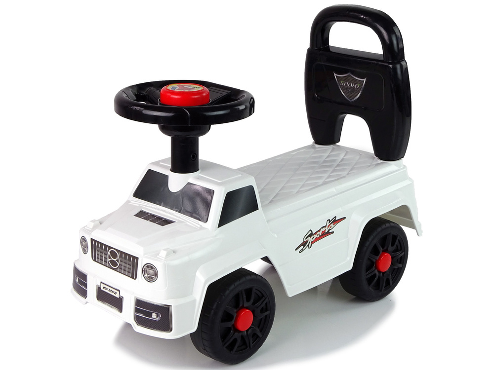 Voertuig Ride-on QX-5500-2 Hoorn Rugleuning Wit