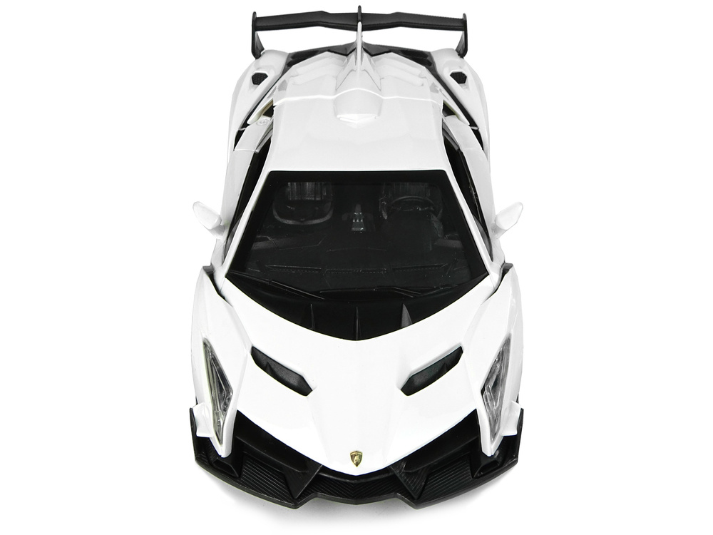 Afstandsbediening Auto Lamborghini Veneno Wit 2.4G Afstandsbediening Stuurwiel Geluid Licht