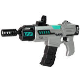 Speelgoedpistool grijs met licht en geluid