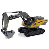 2.4G op afstand bestuurbare rupsgraafmachine geel